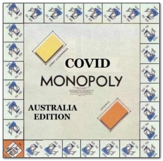 lockdown monopoly in australia - go to jail