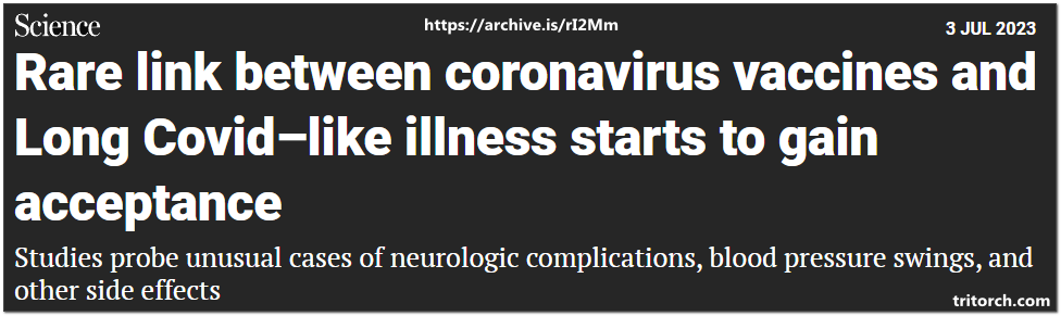 Rare Link Between COVID Vaccines And Neurologic Complications July 2023